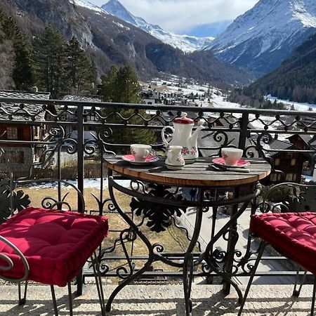 Heida, Studio Ensoleille Au Village Avec Magnifique Vue Sur La Dent-Blanche Evolène Exterior foto