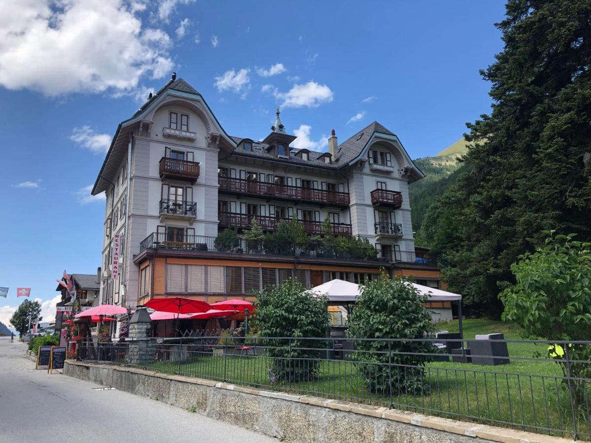 Heida, Studio Ensoleille Au Village Avec Magnifique Vue Sur La Dent-Blanche Evolène Exterior foto